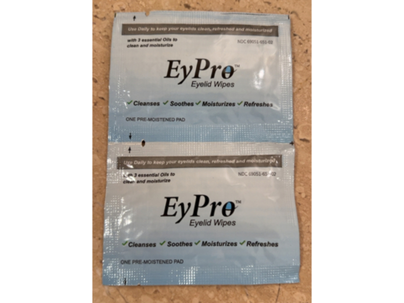 Eye Pro Eyelid Wipes, Pack Of 2