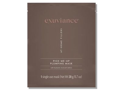 Exuviance Pick Me Up Plumping Mask, Hyaluronic Acid & Caffeine, 0.7 fl oz/20 g, 1 Count