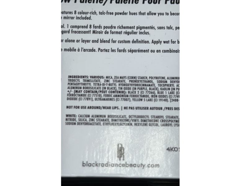 Black Radiance Cross Colours Eyeshadow Palette, Vol-1, 0.37 oz/10.5 g