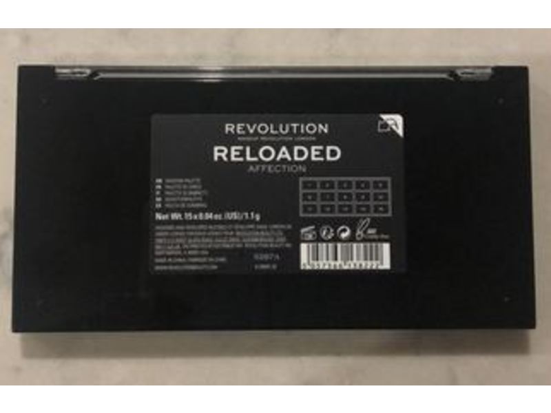 Revolution Beauty Re-Loaded Makeup Pigment Palette, Affection, 0.58 oz/17 g