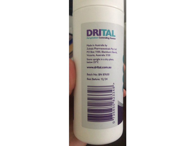 DriTal Perspiration Controlling Powder, 50 g