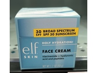 e.l.f Skin Holy Hydration Face Cream, Niacinamide + Hyaluronic Acid & Peptides, SPF 30, 1.7 oz/50 g - thumbnail 2