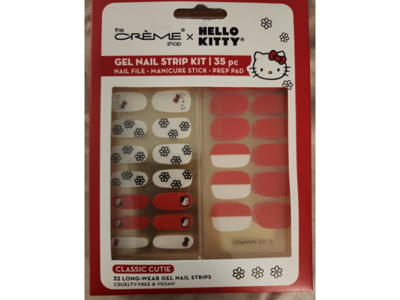 The Cream Shop + Hello Kitty Gel Strip Kit, 35 Pc