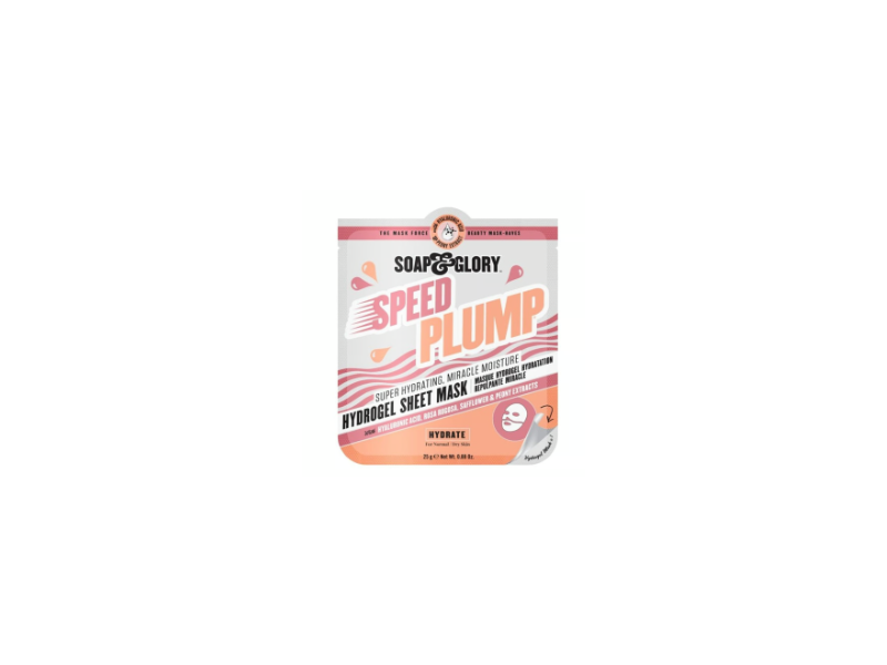 Soap & Glory Speed Plump Rogel Sheet Mask, 0.88 oz/25 g