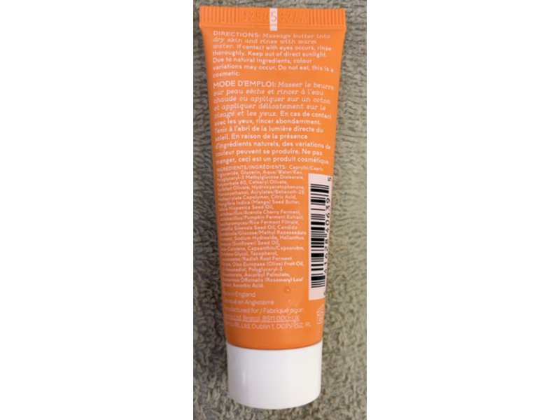 Elemis Glow Facial Cleansing Butter, Superfood, 0.6 fl oz/20 mL