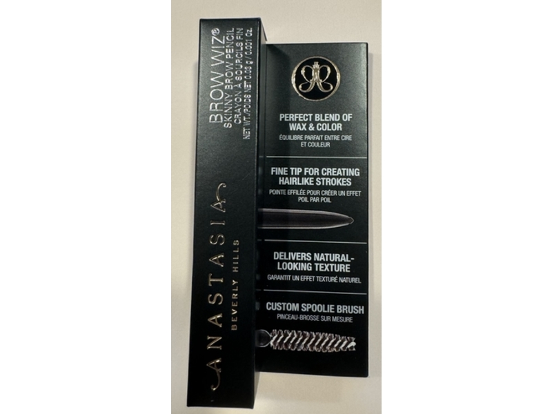 Anastasia Beverly Hills Brow Wiz Skinny Brow Pencil, Medium Brown, 0.001 oz/0.03 g