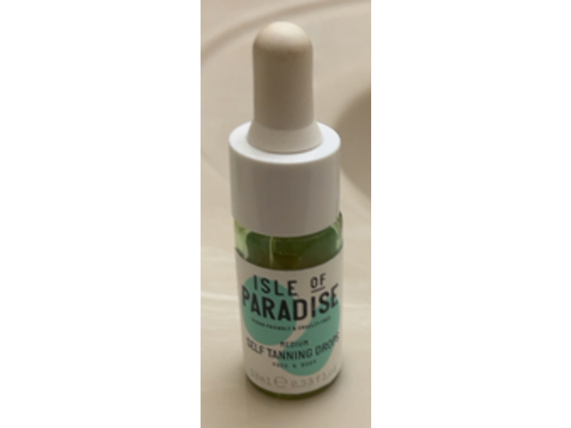 Isle Of Paradise Face & Body Self Tanning Drops, Medium, 0.33 fl oz/10 mL
