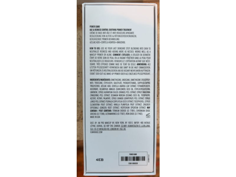 Il Makiage Age & Redness Control Soothing Primer Treatment, Power Camo, 0.84 fl oz/25 mL