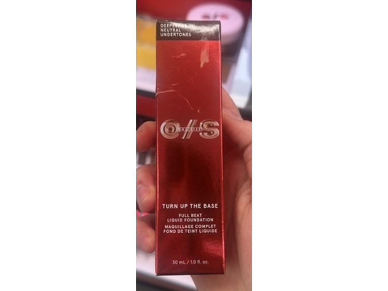 One Size Turn Up The Base Full Beat Liquid Foundation, Deepest 65N, 1 fl oz/30 mL