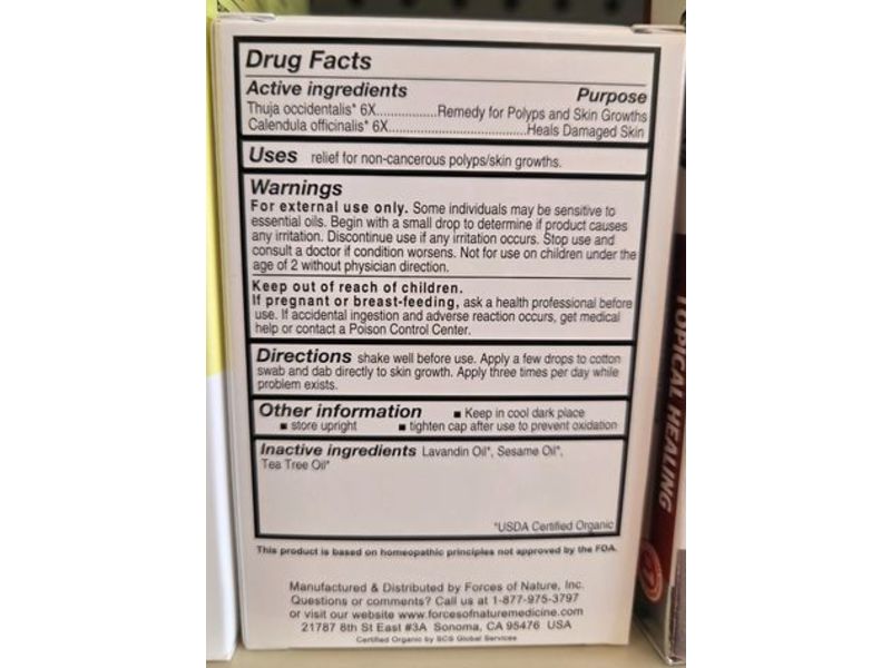 Forces Of Nature Skin Tag, 0.37 fl oz/11 mL