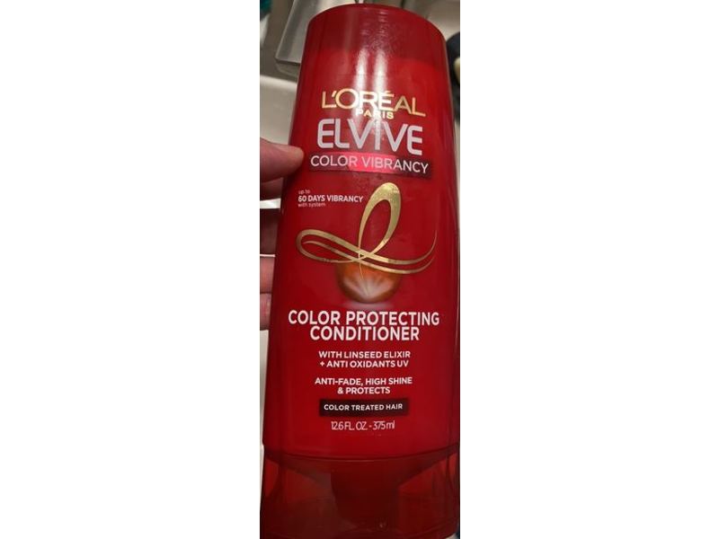 L'Oréal Parise Elvive Color Protecting Conditioner, 12.6 fl oz/375 mL