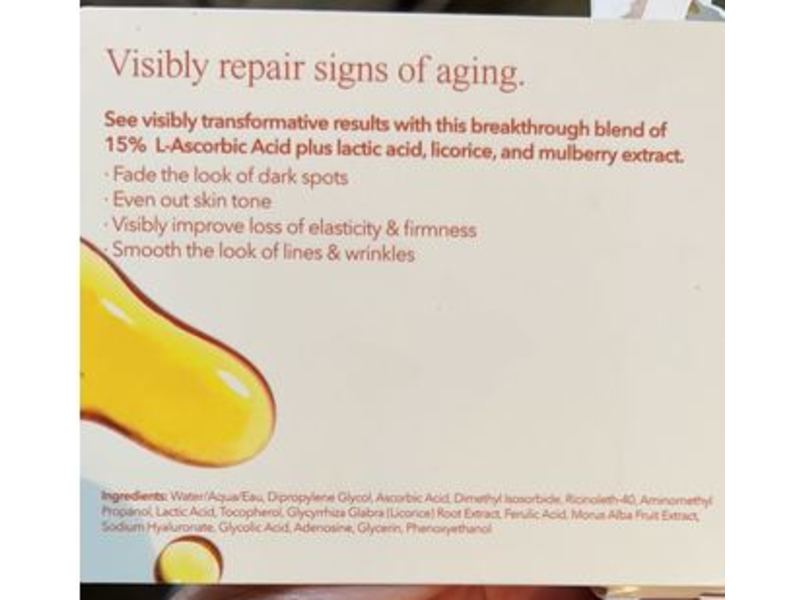 Dr. Dennis Gross Potent Age Corrector Serum, Vitamin C Lactic, 7 mL