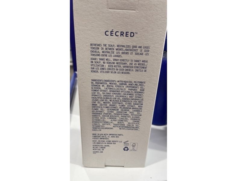 Cecred Scalp Refreshing Spray, 5.7 fl oz/250 mL