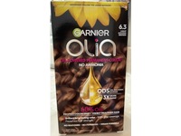 Garnier Olia Oil-Powered Permanent Hair Color, 6.3 Light Golden Brown, 1 Application - Image 3