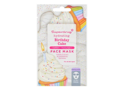 Superdrug Hydrating Birthday Cake Face Mask, 10 mL