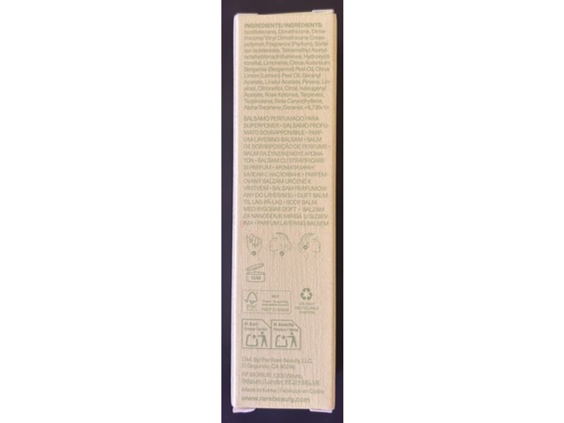 Rare Beauty Fragrance Layering Balm, Fruity Pear, 0.67 fl oz/20 mL