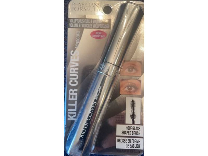 Physicians Formula Killer Curves Mascara, Black, 0.28 oz/8 g