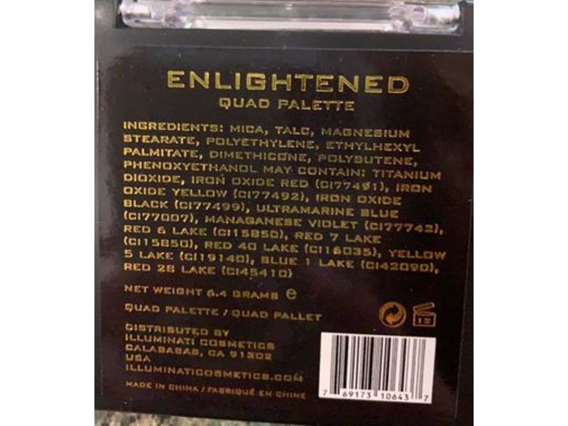 Illuminati Quad Palette, Enlightened, 6.4 g