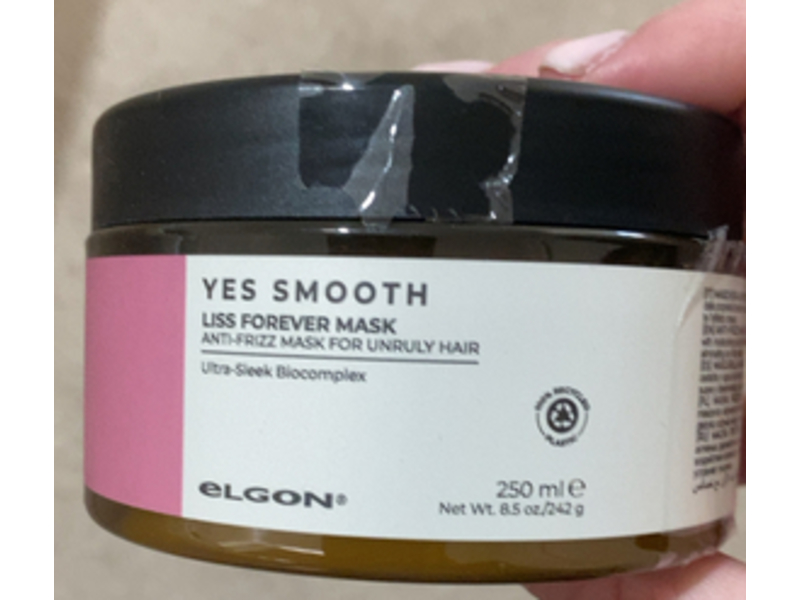 Elgon Yes Smooth Liss Forever Hair Mask, 8.5 fl oz/250 mL