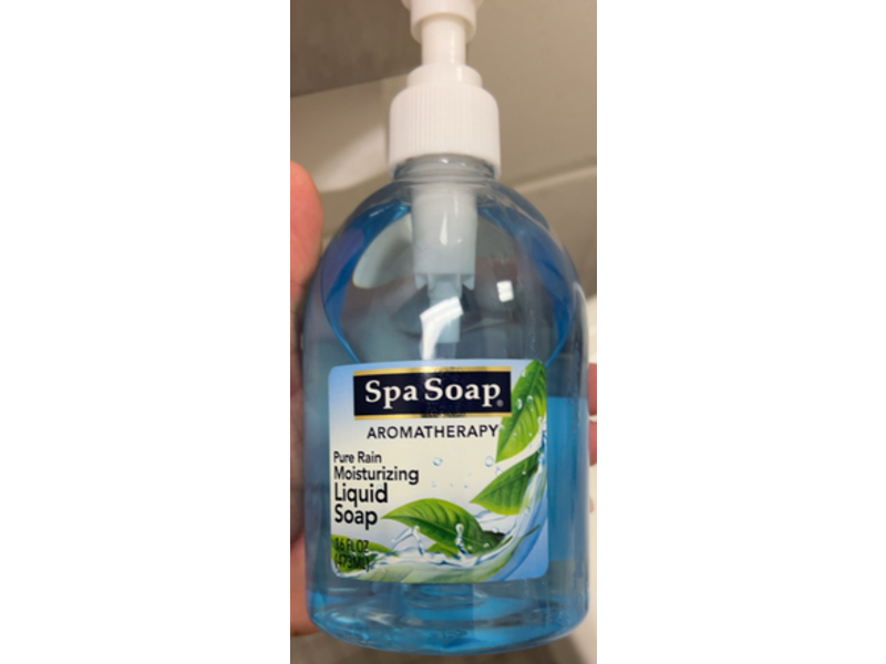 Spa Soap Pure Rain Moisturizing Liquid Soap, 16 fl oz/473 mL