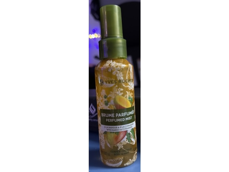 Yves Rocher Perfumed Mist, Coriander & Mango, 3.3 fl oz/100 mL