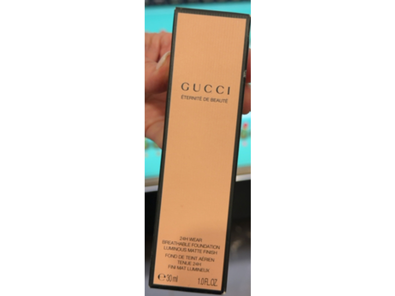 Gucci 24H Wear Luminous Matte Finish Foundation, 380N Medium, 1.0 fl oz/30 mL