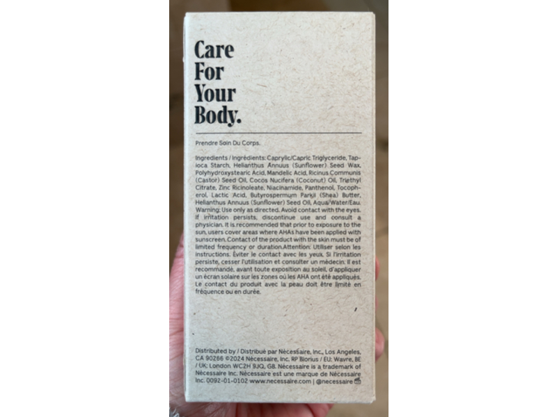 Necessaire The Deodorant, Fragrance Free, 2.5 oz/75 g