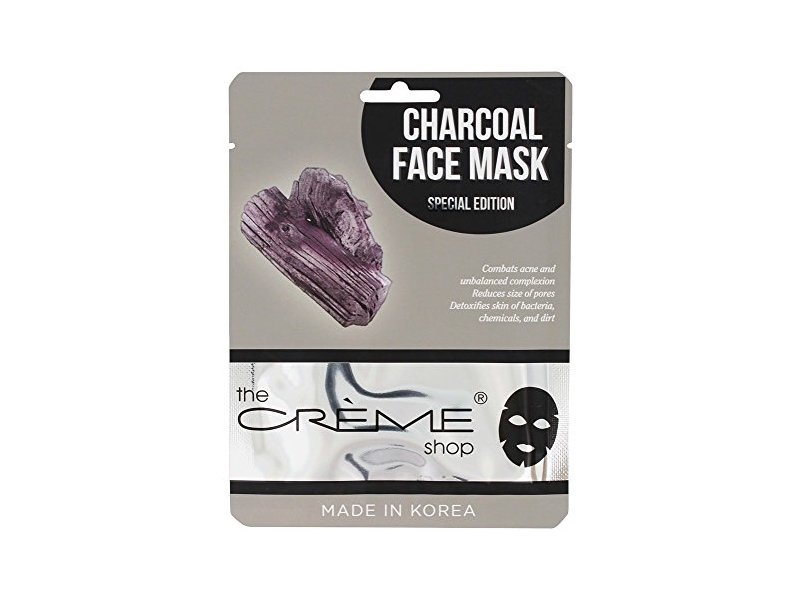 The Creme Shop Face Sheet Mask, Charcoal, 0.81 oz/23 g