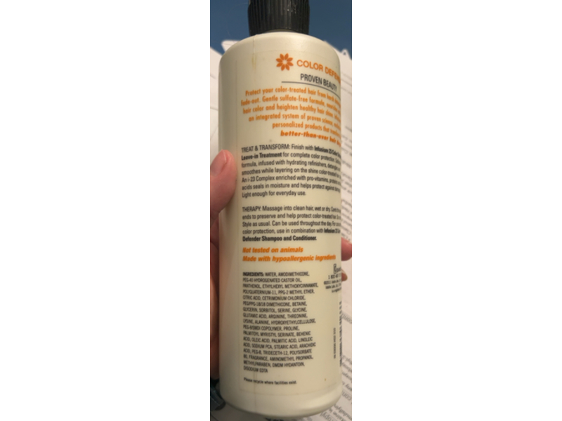 Infusium 23 3 Leave In Treatment Color Defender, 16 fl oz/473 mL