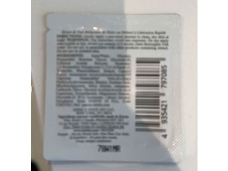 Kiehl’s Since 1851 Retinol Wrinkle - Reducing Night Serum, 0.05 fl oz/1.5 mL