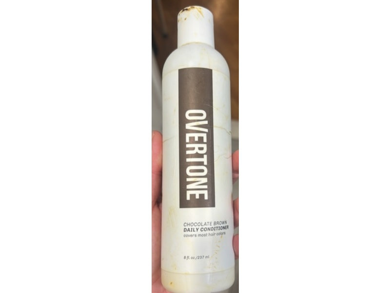 Overtone Daily Conditioner, Chocolate Brown, 8 fl oz/237 mL