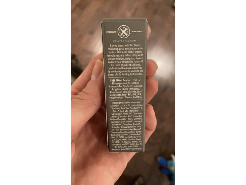 W3LL PEOPLE - Organic Optimist Semi-Matte Lipstick | Clean, Non-Toxic Makeup (Om Yeah)