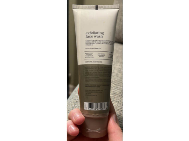 Bath & Body Works Exfoliating Face Wash, Aloe & Vitamin E, 4 oz/113 g