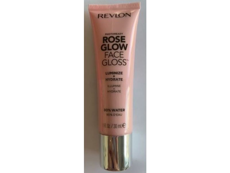 Revlon Photoready Rose Glow Face Gloss, Illumine + Hydrate, 1 fl oz/30 mL