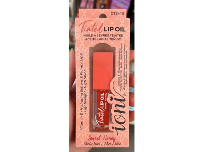 Ioni Tinted Lip Oil, Sweet Honey, 0.17 fl oz/5 mL