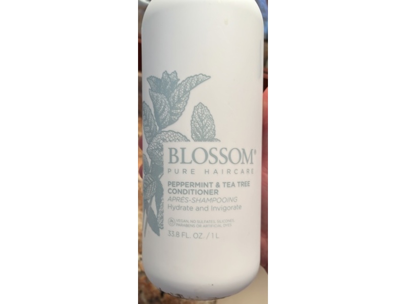 Blossom Conditioner, Peppermint & Tea Tree, 33.8 fl oz/1 L