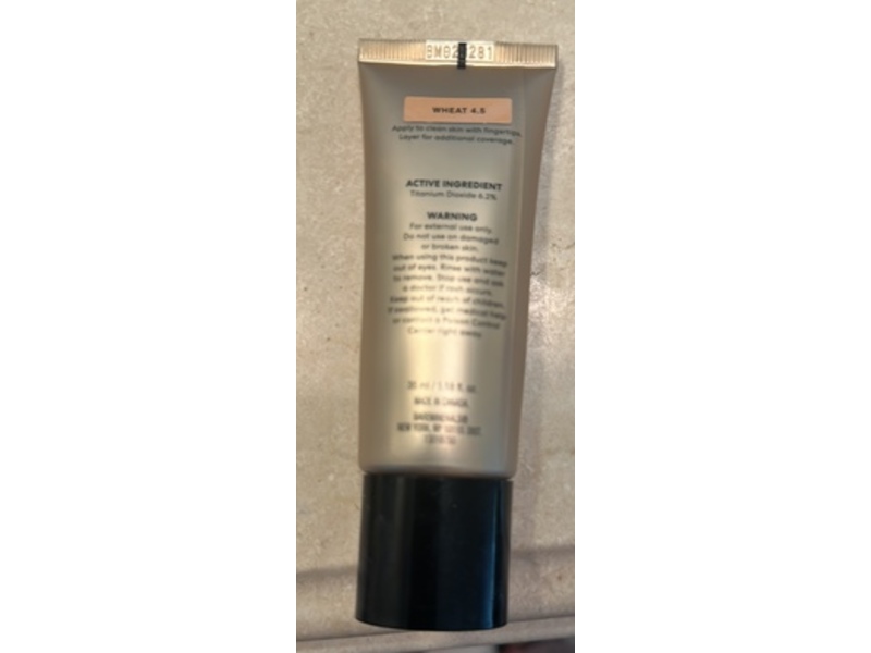 Bare Minerals Tinted Moisturizer Sunscreen, SPF 30, Wheat 4.5, 1.18 fl oz/35 mL