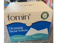Fomin Ultra-Soft Plant-Based & Tear-Resistant Cleansing Facial Towels, 365 g, 50 Extra Large Towels - thumbnail 2