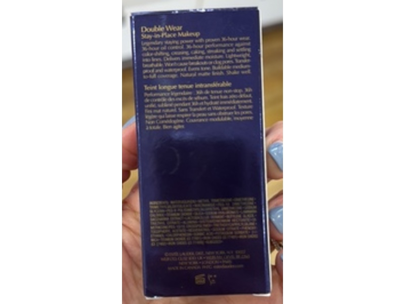 Estee Lauder Double Wear Stay-In-Place Foundation, 0N1 Alabaster, 1 fl oz/30 mL