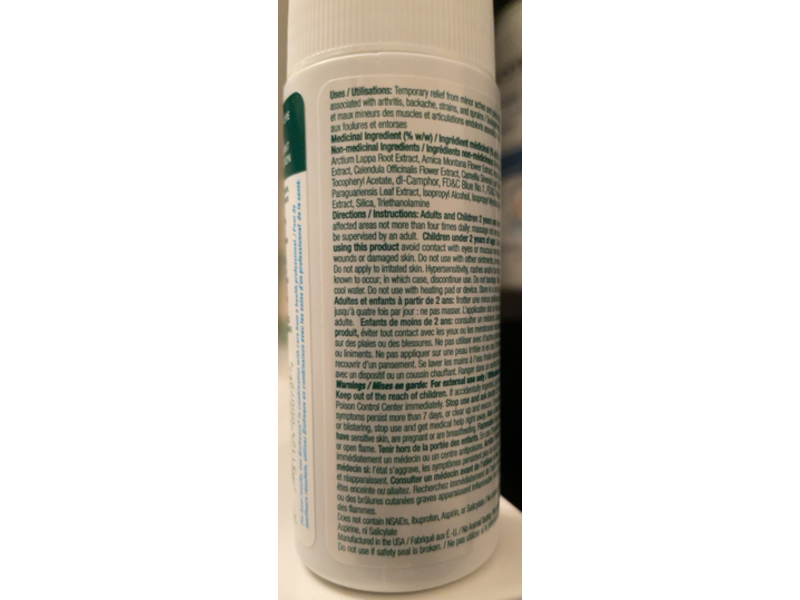 Biofreeze Cold Therapy Pain Relief Roll On, 2.5 fl oz/74 mL