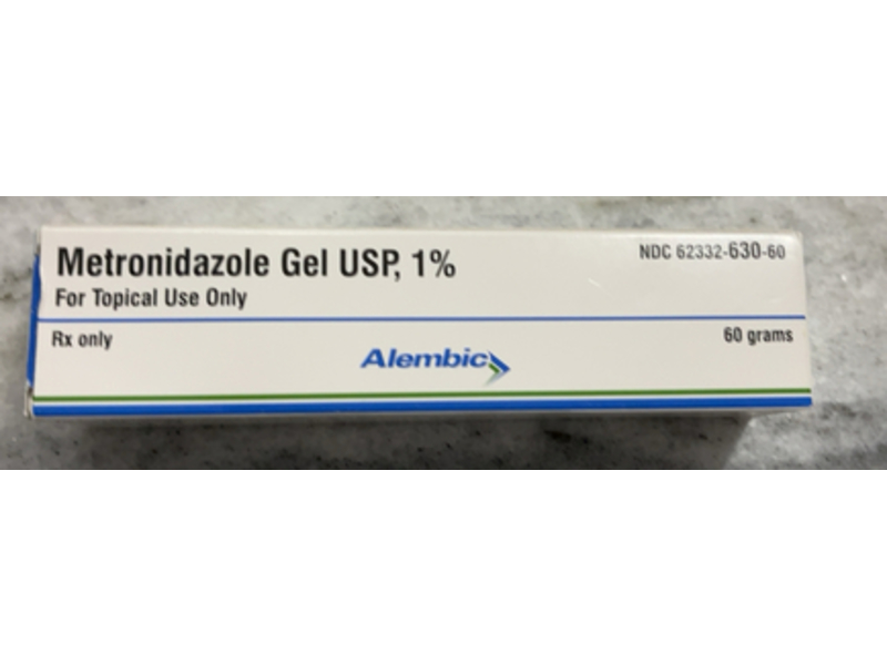Metronidazole Gel USP, 1 %, 60 g, Alembic (RX)