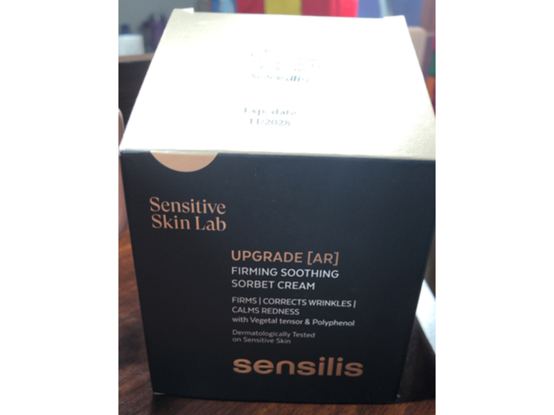 Sensilis Sensitive Skin Lab Upgrade Ar Firming Soothing Sorbet Cream, 1.69 fl oz/50 mL