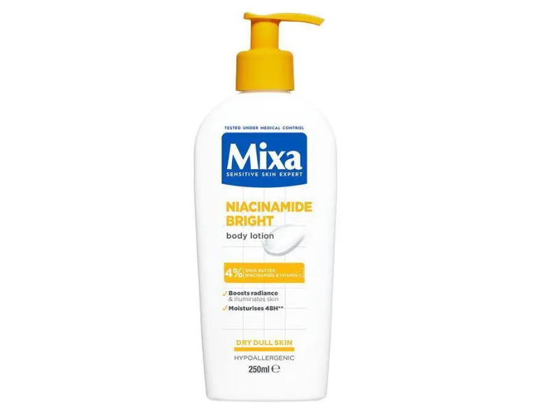 Mixa Niacinamide Bright Body Lotion, 250 mL