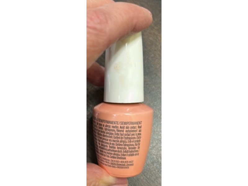 Opi Gel Color Polish, Apricot Af, 0.5 fl oz/15 mL