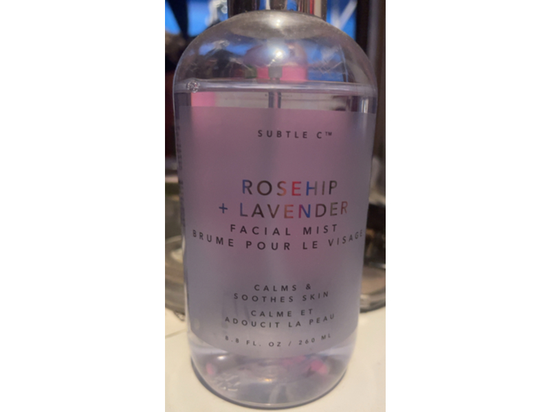 Jean Pierre Subtle C Facial Mist, Rosehip + Lavender, 8.8 fl oz/260 mL