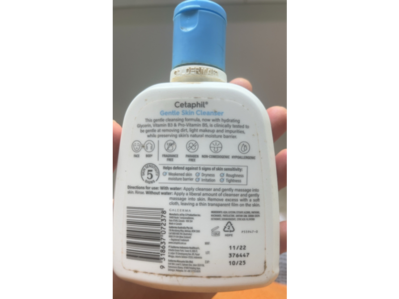 Cetaphil Gentle Skin Cleanser, All Skin Types, 250 mL