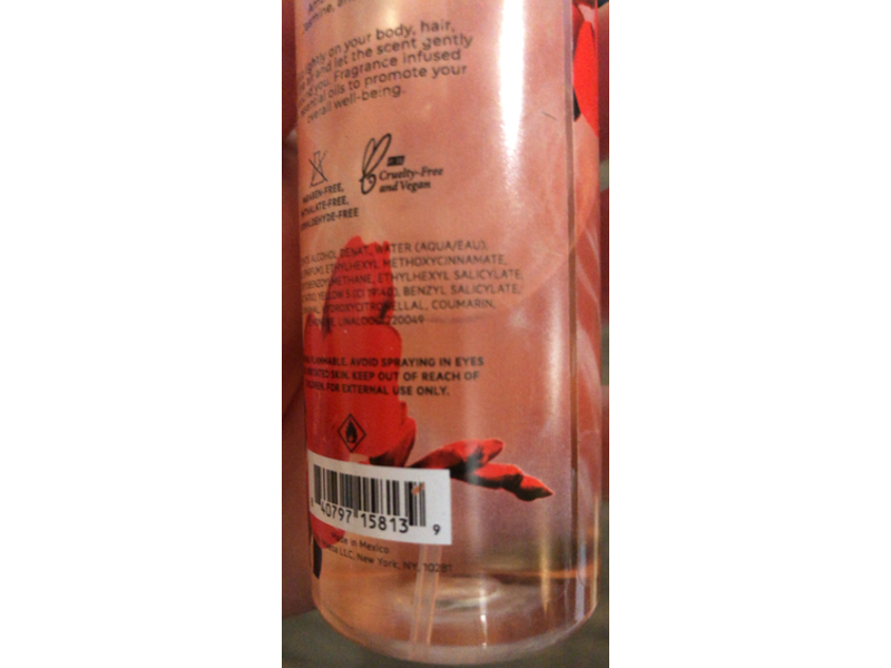 Believe Perfumed Hair & Body Mist, White Jasmine Amber, 4 fl oz/118 mL