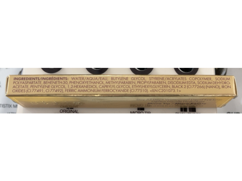 Stila Micro Tip Stay All Day Waterproof Liquid Eye Liner Dark Brown, 0.016 fl oz/0.5 mL