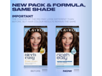Clairol Nice'n Easy Permanent Hair Color, 4 Dark Brown, 1 Application - thumbnail 2