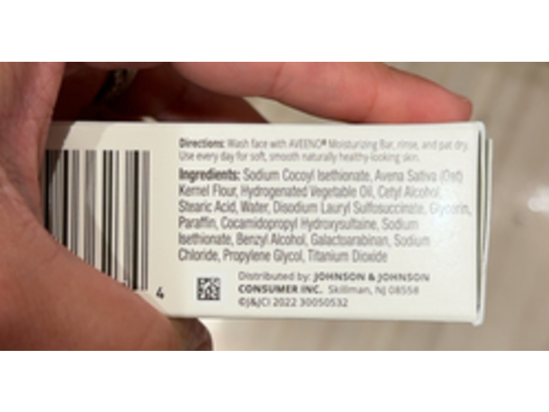 Aveeno Moisturizing Bar, Nourishing Oat, 3.5 oz/100 g